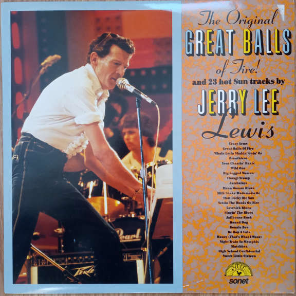 Jerry Lee Lewis The Original Great Balls Of Fire - And 23 Hot Sun Tracks By Jerry Lee Lewis LP 0