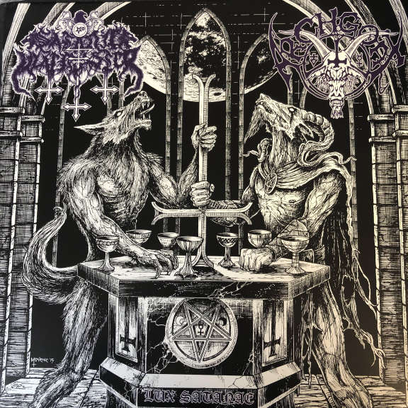 Satanic Warmaster / Archgoat Lux Satanae (Thirteen Hymns Of Finnish Devil Worship) LP 0